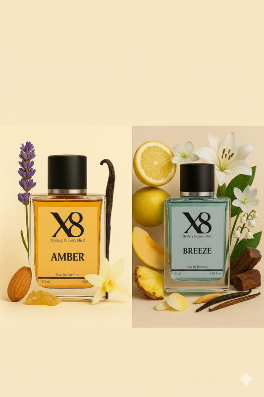 BREEZE & AMBER Duo – Serenity Meets Warmth - 50ml each
