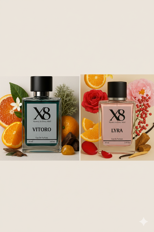 LYRA & VITORO Duo – Radiant Grace Meets Bold Triumph - 50ml each